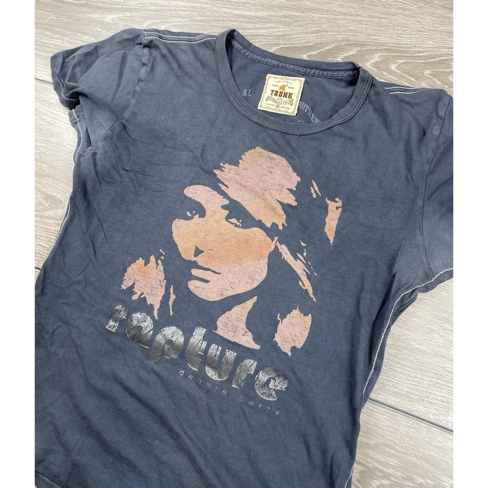 Trunk Women's Limited Debbie Harry Blondie Rapture T Shirt Bladk Sz Med *read*